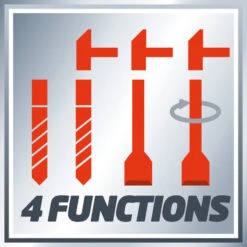 Einhell TH-RH 1600 Combihamer SDS-plus -Efficiënte Gereedschapsopslag 11678 08