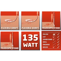 Einhell TC-MG 135 E Slijp- En Graveermachine -Efficiënte Gereedschapsopslag 11739 10