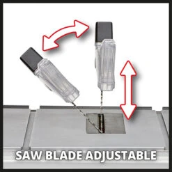 Einhell TC-TS 2225 U Tafelzaagmachine 254mm -Efficiënte Gereedschapsopslag 11788 03