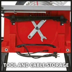 Einhell TC-TS 2225 U Tafelzaagmachine 254mm -Efficiënte Gereedschapsopslag 11788 05