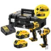 DeWalt DCK2062M2T-QW Combopack 18V Li-ion -Efficiënte Gereedschapsopslag 12079
