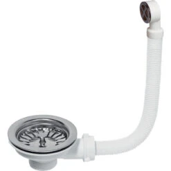 Wirquin Afvoerplug Met Rvs Korf Ø90 Mm Met Overloop