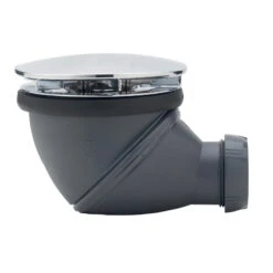 Wirquin Douchesifon D90 Met Dome Verchroomd Uitgang D40 -Efficiënte Gereedschapsopslag 12120 02