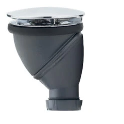 Wirquin Douchesifon D90 Met Dome Verchroomd Uitgang D40 -Efficiënte Gereedschapsopslag 12120 03