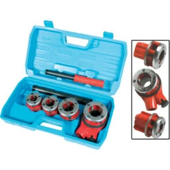 Silverline Pijpdraadsnijset ½", ¾", 1" & 1¼"