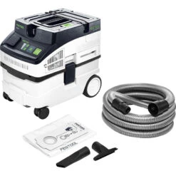 Festool CT 15 E 230V Mobiele Nat-/droogzuiger 15L