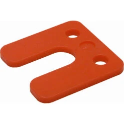 GB Drukplaat Met Sleuf 5mm Rood