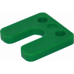 GB Drukplaat Met Sleuf 10mm Groen