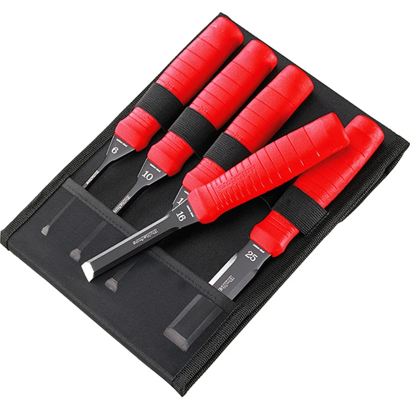 Hultafors Beitelset EDC In Etui 5-delig 4 Hultafors Beitelset EDC In Etui 5-delig - Afbeelding 2