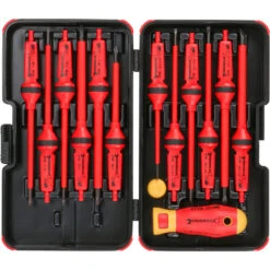 Stahlwille VDE Verwisselbare Schroevendraaierset 14-delig 8 Stahlwille VDE Verwisselbare Schroevendraaierset 14-delig -Efficiënte Gereedschapsopslag 17353 01