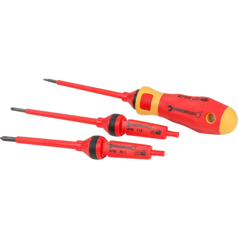 Stahlwille VDE Verwisselbare Schroevendraaierset 14-delig 5 Stahlwille VDE Verwisselbare Schroevendraaierset 14-delig - Afbeelding 3