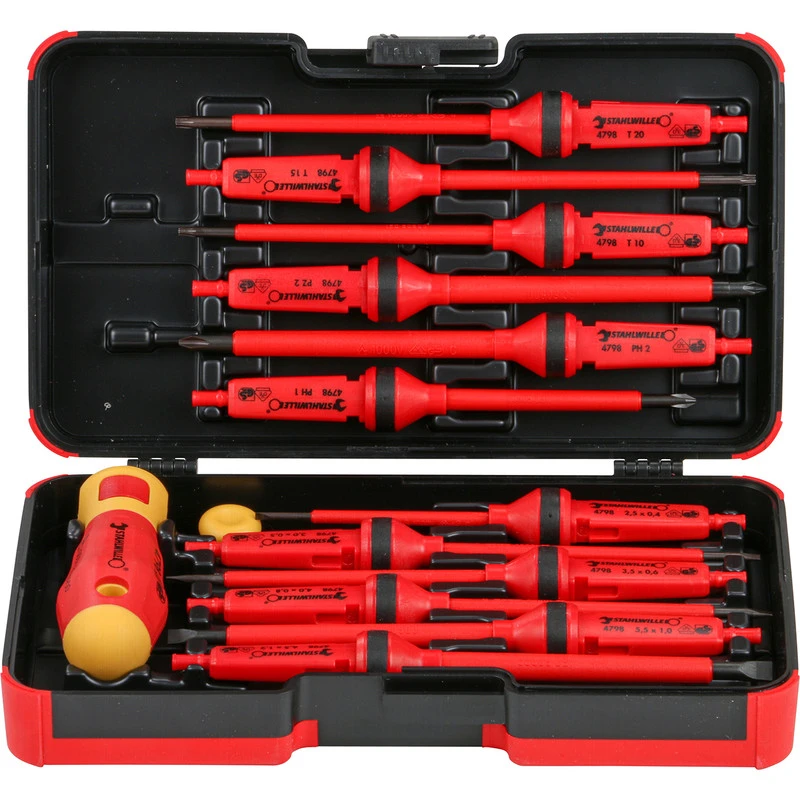 Stahlwille VDE Verwisselbare Schroevendraaierset 14-delig 3 Stahlwille VDE Verwisselbare Schroevendraaierset 14-delig