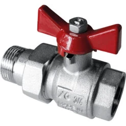 Kogelkraan Met Koppeling 3/4"MF