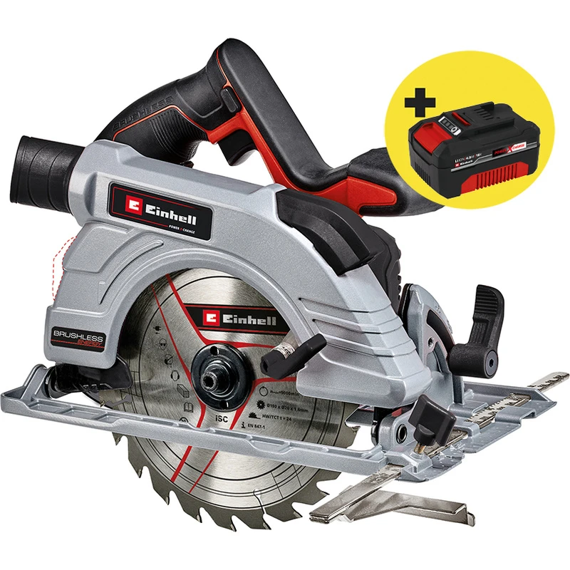 Einhell TE-CS 18/190 BL Li Accu Cirkelzaagmachine (body) 18V Li-ion 3 Einhell TE-CS 18/190 BL Li Accu Cirkelzaagmachine (body) 18V Li-ion