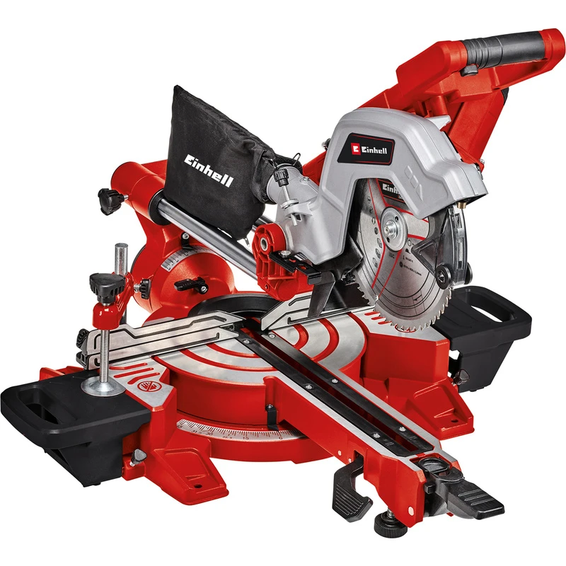 Einhell TE-SM 216 Dual Radiaal Afkort- & Verstekzaagmachine 216mm 3 Einhell TE-SM 216 Dual Radiaal Afkort- & Verstekzaagmachine 216mm