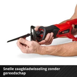 Einhell TE-AP 18 Li Accu Reciprozaag Machine (body) 18V Li-ion -Efficiënte Gereedschapsopslag 20902 03