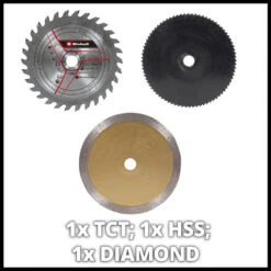 Einhell TC-CS 89 Kit Handcirkelzaag 89mm -Efficiënte Gereedschapsopslag 21268 03