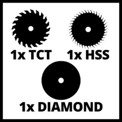 Einhell TC-CS 89 Kit Handcirkelzaag 89mm -Efficiënte Gereedschapsopslag 21268 09