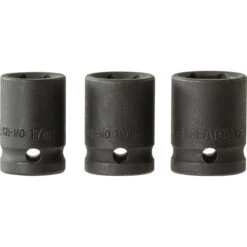 Kreator Slagdoppenset 1/2" 3-delig 38mm