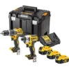 DeWALT XR DCK266P3T-QW Combopack 18V Li-ion -Efficiënte Gereedschapsopslag 24425