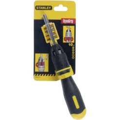 Stanley Ratelschroevendraaier Met Bits 11-delig -Efficiënte Gereedschapsopslag 31561 08