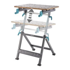 Wolfcraft Klem- En Werktafel MASTER 650 ERGO LxB: 720x650mm -Efficiënte Gereedschapsopslag 35180 02