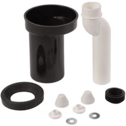 Wandcloset Aansluitset Recht 25mm Verhoogd