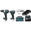 Makita DLX2418TJ Accu Combopack 18V Li-ion -Efficiënte Gereedschapsopslag 38546