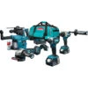 Makita DLX4155TX1 Combopack 18V Li-ion 1 Makita DLX4155TX1 Combopack 18V Li-ion -Efficiënte Gereedschapsopslag 39010