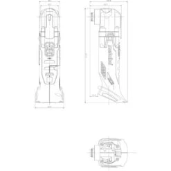 Metabo MT 18 LTX Accu Multitool (body) 18V Li-ion -Efficiënte Gereedschapsopslag 39117 03
