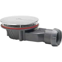 Wirquin Slim+ Doucheafvoerplug Ø90mm D40 Verchroomd