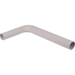 Plieger Valpijpbocht Kunststof Wit Laaghangend