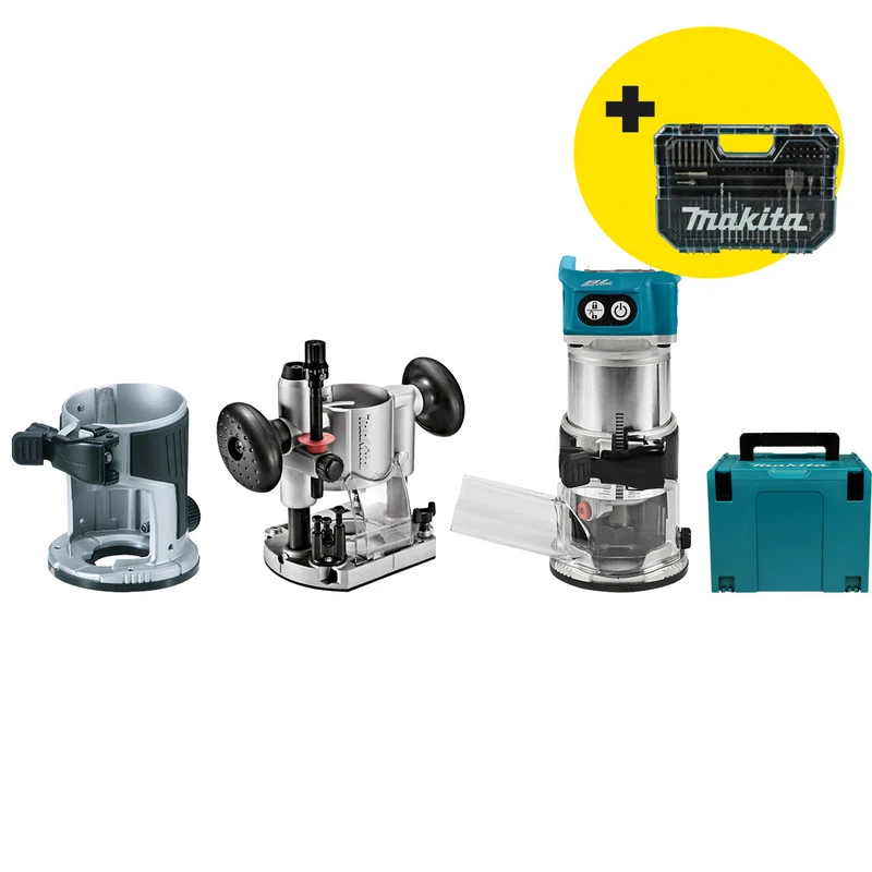 Makita DRT50ZJX2 Accu Freesmachine 18V Li-ion 3 Makita DRT50ZJX2 Accu Freesmachine 18V Li-ion