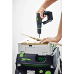 Festool CXS LI 2,6 Set Accu Schroefboormachine 10.8V 2,6Ah Li-ion -Efficiënte Gereedschapsopslag 55070 07