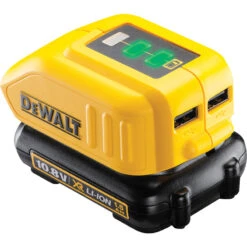 DeWALT DCB090-XJ USB Adapter 10,8V - 14,4V - 18V Li-Ion -Efficiënte Gereedschapsopslag 56551 02