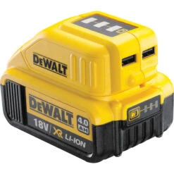 DeWALT DCB090-XJ USB Adapter 10,8V - 14,4V - 18V Li-Ion -Efficiënte Gereedschapsopslag 56551 03