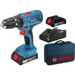 Bosch GSB 18V-21 Accu Schroefklopboormachine 18V Li-ion 2x 2,0Ah