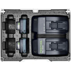Festool SYS 18V TCL 6 DUO 2x 18V Li-ion - 4,0Ah -Efficiënte Gereedschapsopslag 58655 01