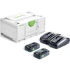 Festool SYS 18V TCL 6 DUO 2x 18V Li-ion - 4,0Ah 2 Festool SYS 18V TCL 6 DUO 2x 18V Li-ion - 4,0Ah -Efficiënte Gereedschapsopslag 58655