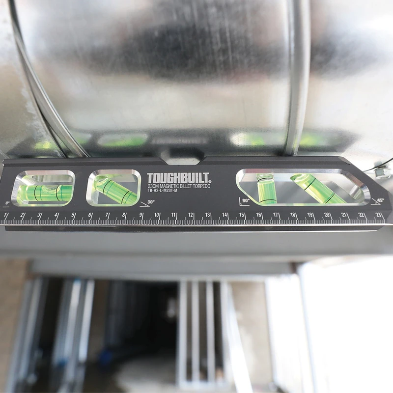 Toughbuilt Massieve Magnetische Torpedo-waterpas 23cm 6 Toughbuilt Massieve Magnetische Torpedo-waterpas 23cm - Afbeelding 4
