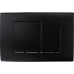 Dynamic Way Bedieningsplaat Square Mat Zwart