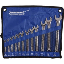 Silverline Sleutelset Mix 6-22mm 12-delig