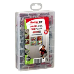 Fischer Assortimentsdoos PROFI-Box Duopower Pluggen En Schroeven 160-delig -Efficiënte Gereedschapsopslag 71495 01