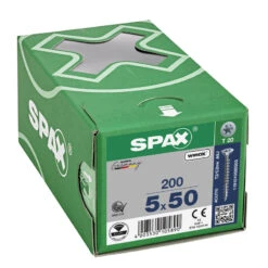 Spax Universeelschroef Platkop 5x50mm TX 6 Spax Universeelschroef Platkop 5x50mm TX -Efficiënte Gereedschapsopslag 74777 01