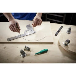 Wolfcraft Universele Winkelhaak 300mm -Efficiënte Gereedschapsopslag 75468 05