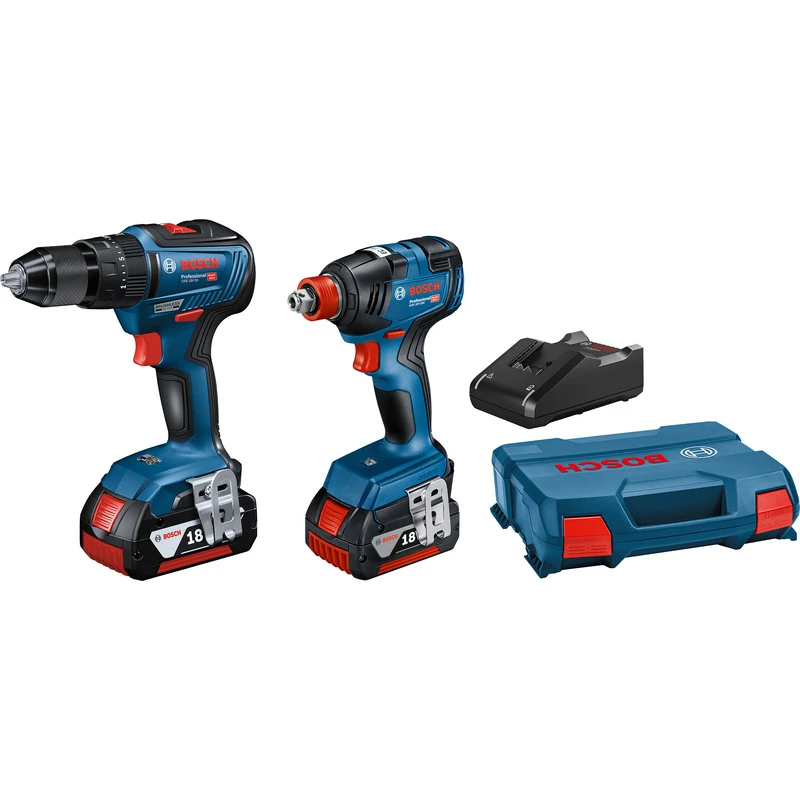 Bosch 18V GSB + GDX Accu Combopack 18V Li-ion 4 Bosch 18V GSB + GDX Accu Combopack 18V Li-ion - Afbeelding 2