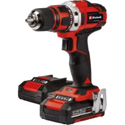 Einhell TE-CD 18/40 Li (+ 69-delige Accessoireset) 18V Li-ion -Efficiënte Gereedschapsopslag 86377 01
