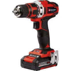 Einhell TE-CD 18/40 Li (+ 69-delige Accessoireset) 18V Li-ion -Efficiënte Gereedschapsopslag 86377 02