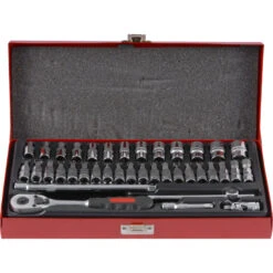 Silverline Doppenset 1/4" 38-delig