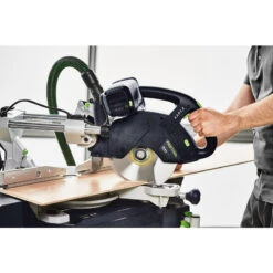 Festool Kapex KS 60 E-SET Radiaal Afkort- & Verstekzaagmachine 216mm -Efficiënte Gereedschapsopslag 91410 06